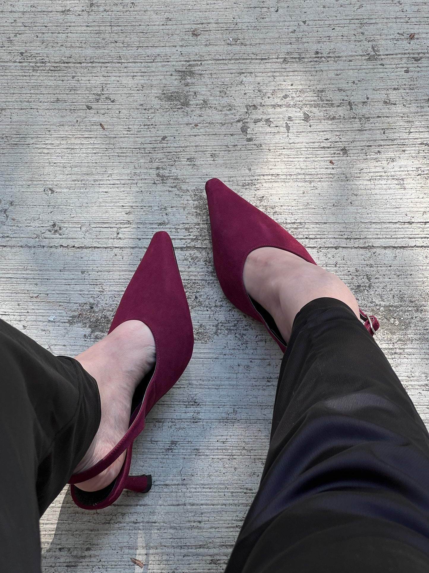 Stiletto gamuza