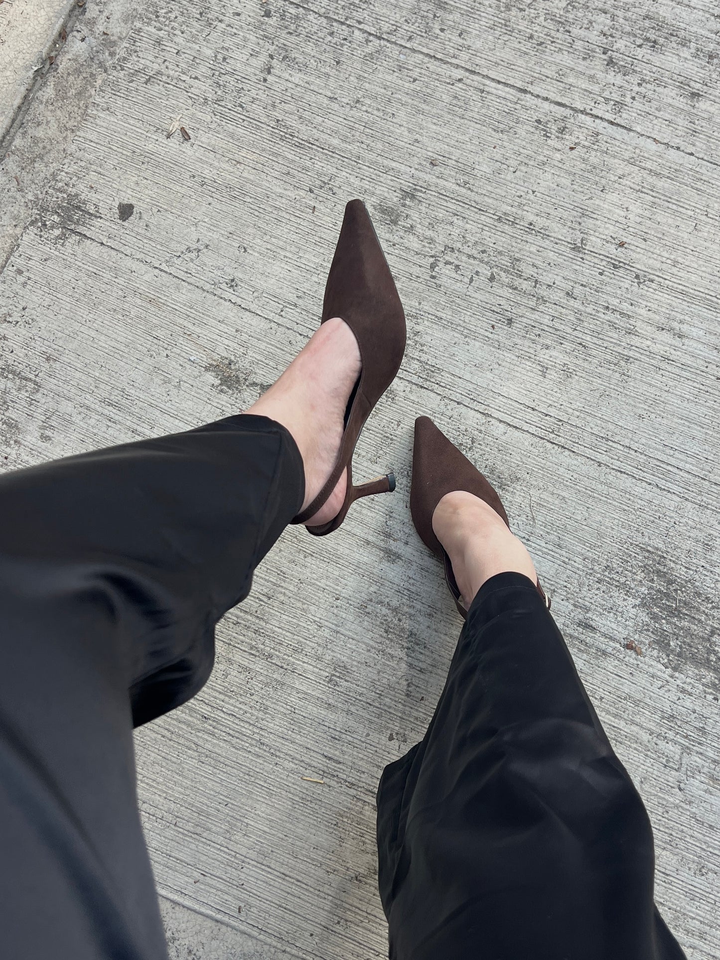 Stiletto gamuza